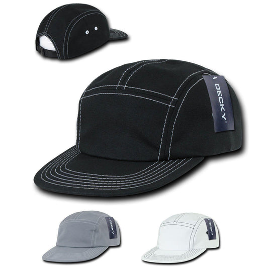 1 Dozen Decky 5 Panel Contra-Stitch 5 Panel Racing Jockey Biker Hats Wholesale-