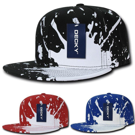 1 Dozen Decky 6 Panel Snapback Baseball Structured Caps Hats Wholesale Lots-