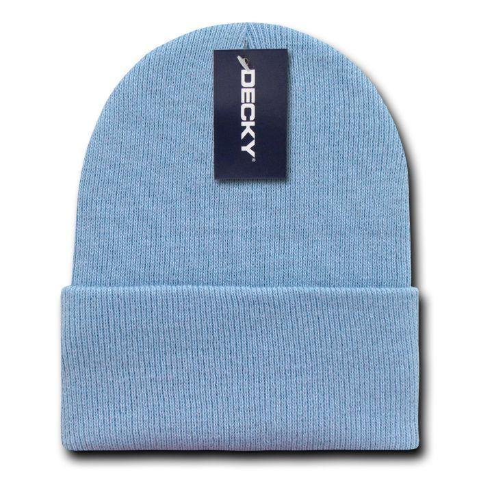 1 Dozen Decky Beanies Cuffed Knit Ski Snowboard Skull Winter Wholesale-