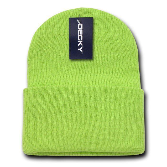1 Dozen Decky Beanies Cuffed Knit Ski Snowboard Skull Winter Wholesale-