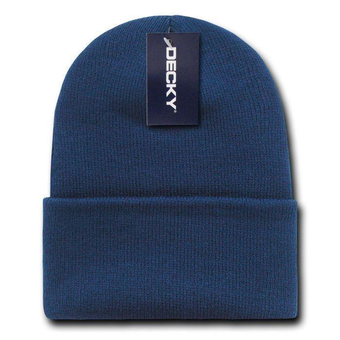 1 Dozen Decky Beanies Cuffed Knit Ski Snowboard Skull Winter Wholesale-