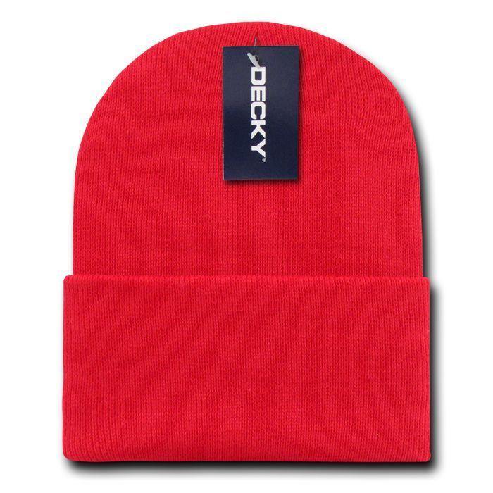 1 Dozen Decky Beanies Cuffed Knit Ski Snowboard Skull Winter Wholesale-