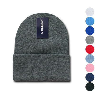 1 Dozen Decky Beanies Cuffed Knit Ski Snowboard Skull Winter Wholesale-