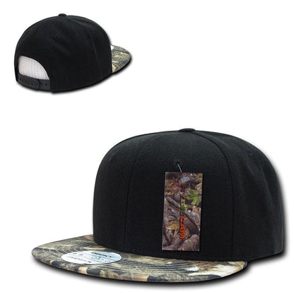1 Dozen Decky Camouflage Hybricam Bill Snapback Baseball Caps Hats Wholesale Lot-