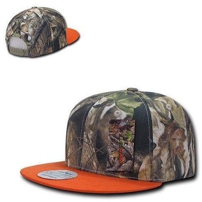 1 Dozen Decky Camouflage Hybricam Retro Flat Bill Snapback Caps Hats Wholesale Lots-