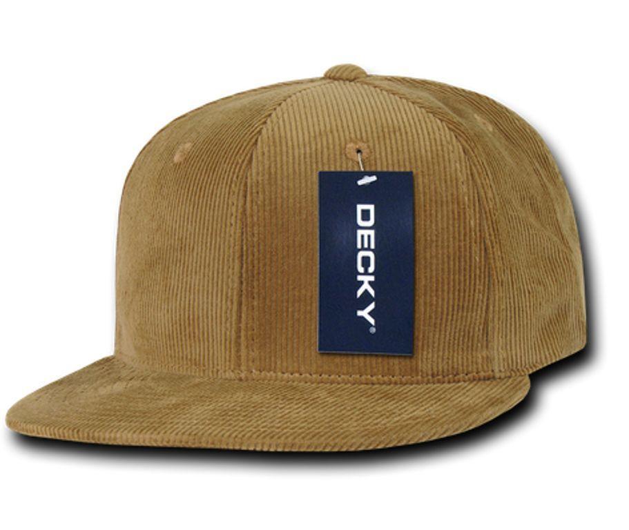 1 Dozen Decky Corduroy Snapback 6 Panel Constructed Baseball Hats Caps Wholesale Lots-