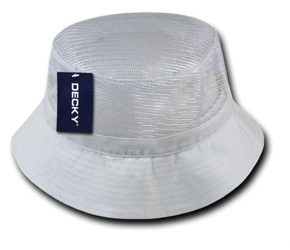 1 Dozen Decky Fisherman'S Bucket Mesh Top Hats Caps Wholesale Lots-