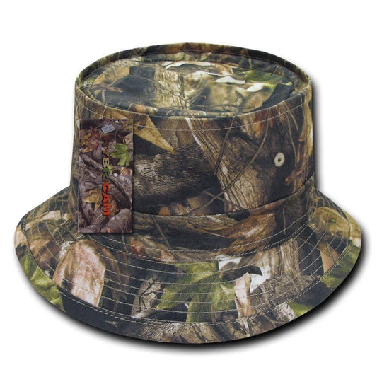 1 Dozen Decky Hybricam Camo Cotton Sweatband Fisherman Bucket Hats Wholesale Lot-