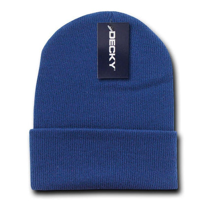 1 Dozen Decky Long Beanie Beanies Cuffed Knit Cap Hat Snug Warm Winter Wholesale-