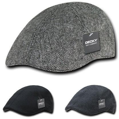 1 Dozen Decky Melton Woven Wool Ivy 6 Panel Hats Caps Warm Ski Wholesale Bulk-