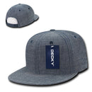 1 Dozen Decky Washed Denim Snapback 100% Cotton 6 Panel Hats Caps Wholesale Bulk- 1 image