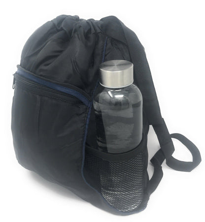 1 Dozen Drawstring Backpack Rucksack Totes Sack Pack Bags Light Weight Wholesale Lot Bulk-