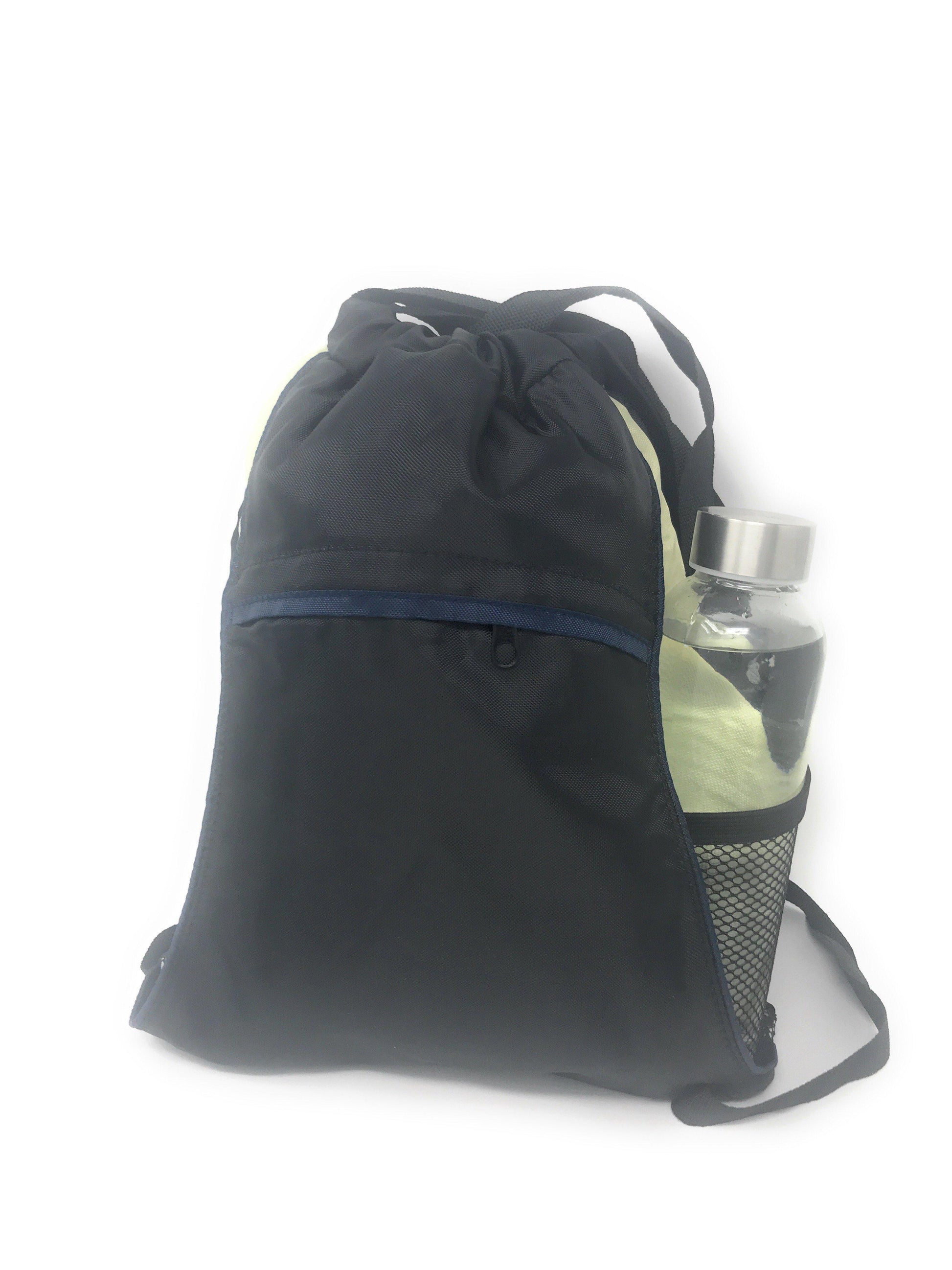 1 Dozen Drawstring Backpack Rucksack Totes Sack Pack Bags Light Weight Wholesale Lot Bulk-