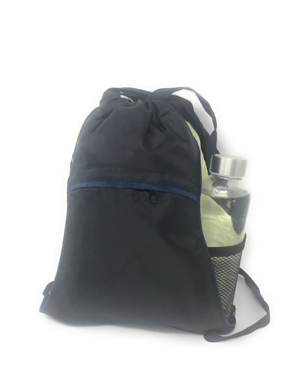1 Dozen Drawstring Backpack Rucksack Totes Sack Pack Bags Light Weight Wholesale Lot Bulk-