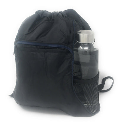 1 Dozen Drawstring Backpack Rucksack Totes Sack Pack Bags Light Weight Wholesale Lot Bulk-