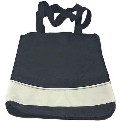 1 Dozen Fashion Two Tone Reusable Grocery Shopping Totes Bags Wholesale-