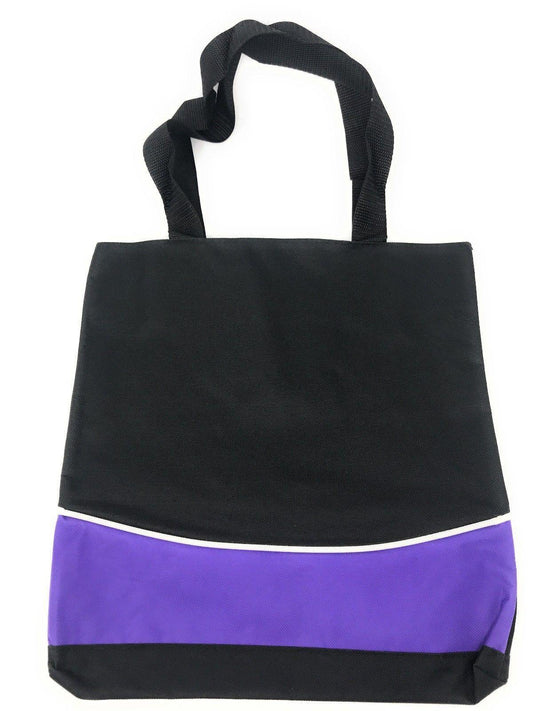 1 Dozen Fashion Two Tone Reusable Grocery Shopping Totes Bags Wholesale-