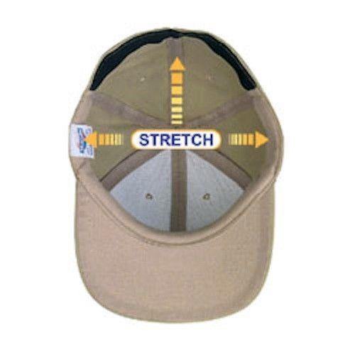 1 Dozen Flex Fit Brushed Cotton Fitted 6 Panel Cap Hats Wholesale Lots-