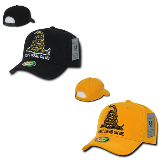 1 Dozen Gadsden Flag Don'T Tread On Me Snake Tea Party Baseball Caps Wholesale Lots-