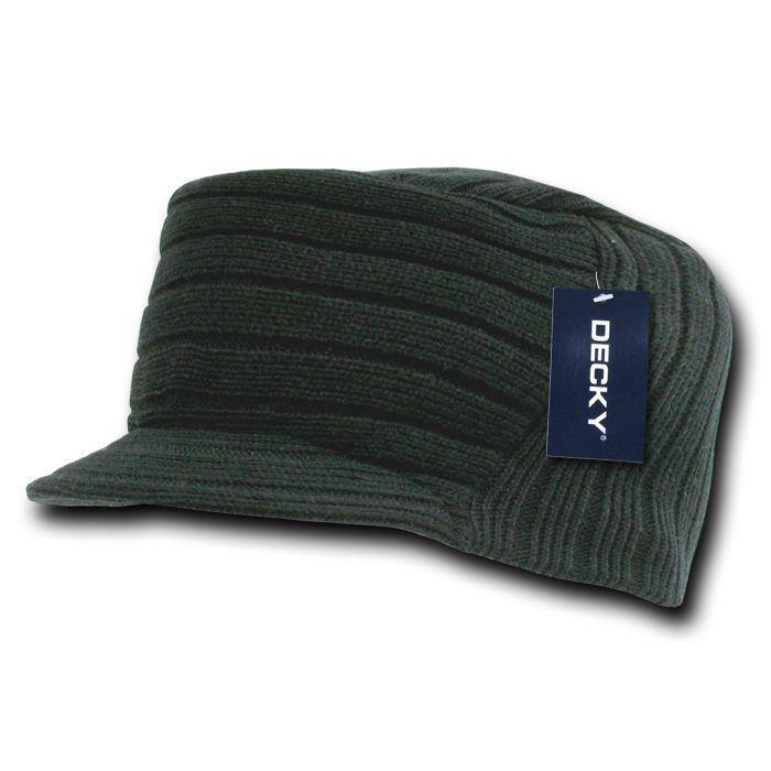 1 Dozen Gi Cadet Army Military Flat Top Beanies Caps Hats Visor Wholesale-