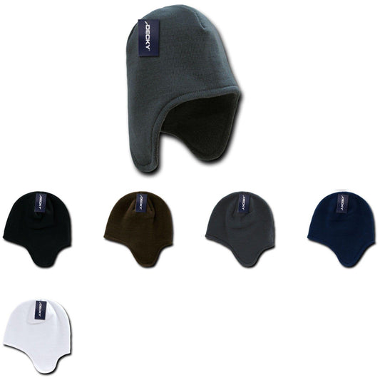1 Dozen Helmet Beanie Beanies Winter Fleece-Lined Ear Flap Ski Snow Wholesale-