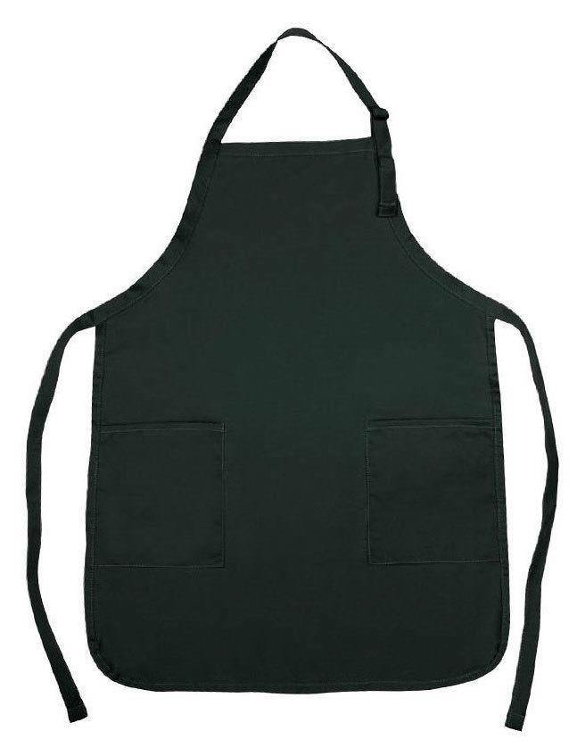 1 Dozen Full Adult Size Bib Aprons With 2 Waist Pockets Plain Solid Colors Kitchen Cook Chef Waiter Crafts Garden Wholesale Bulk-BLACK-