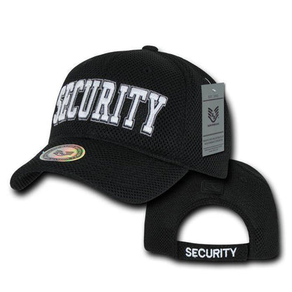 1 Dozen Rapid Fire Department Police Security Air Mesh Baseball Caps Hats-Police navy-