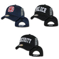 1 Dozen Rapid Fire Department Police Security Air Mesh Baseball Caps Hats-Police navy-
