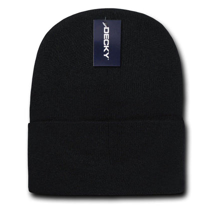 1 Dozen Made In USA / American Beanies Caps Long Cuffed Watch Ski Wholesale Lot-