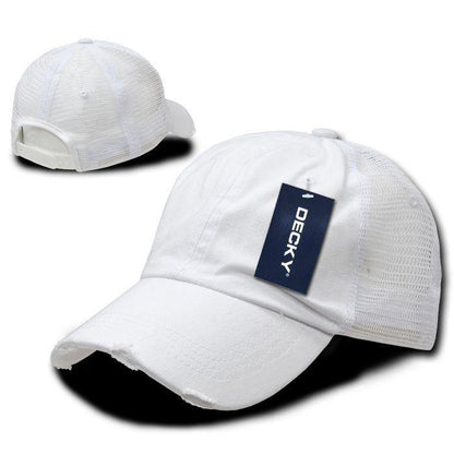 1 Dozen Mesh Washed 6 Panel Cotton Baseball Trucker Cap Caps Hat Hats Wholesale-