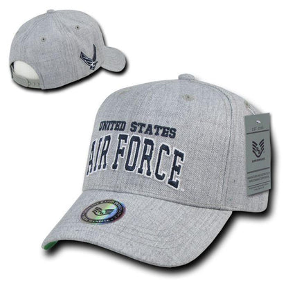 1 Dozen Military Air Force Navy Coast Guard Army Marines Grey Baseball Hats Caps-