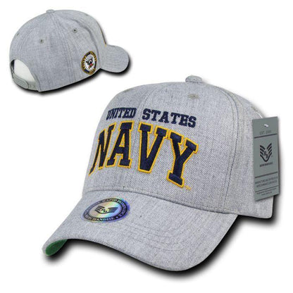 1 Dozen Military Air Force Navy Coast Guard Army Marines Grey Baseball Hats Caps-
