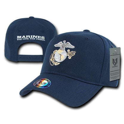 Rapid Dominance 1 Dozen Military Marines The Few The Proud Metallic Baseball Hats Caps-