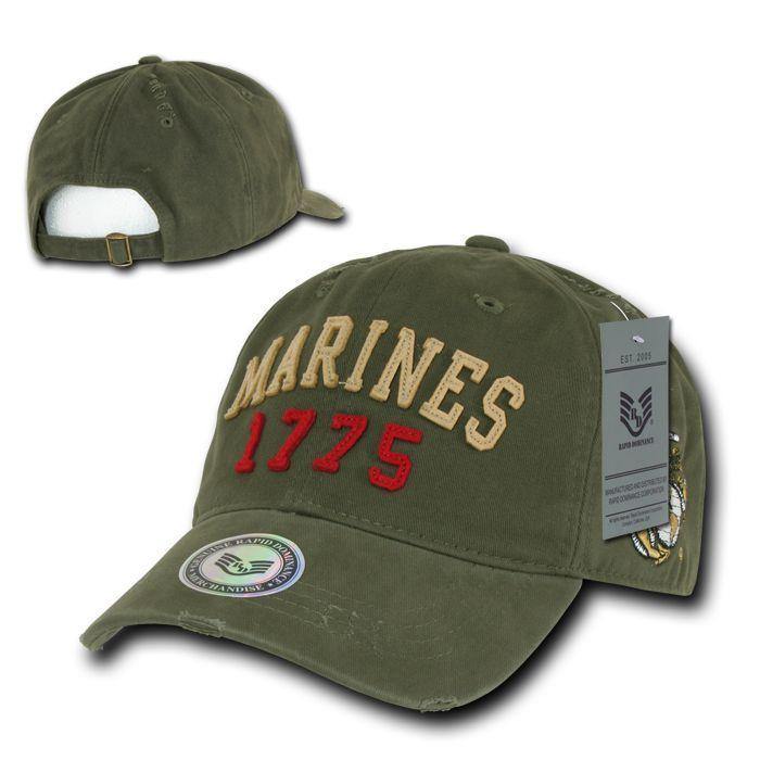 1 Dozen Military Vintage Washed Cotton Polo Distressed Baseball Hats Wholesale Lots-