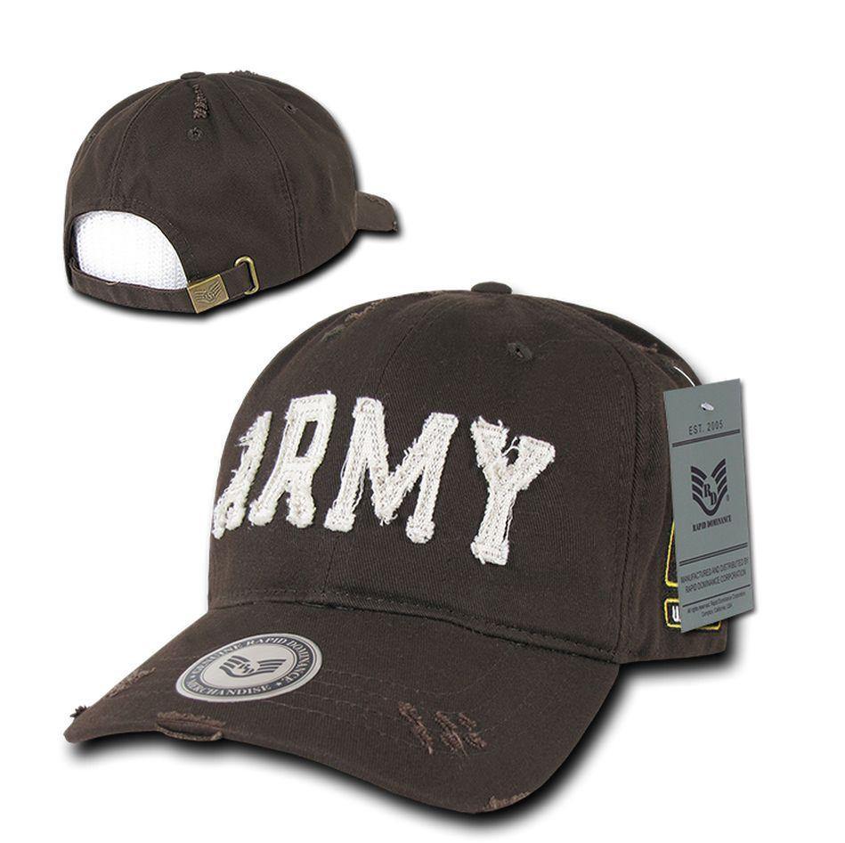 1 Dozen Military Vintage Washed Cotton Twill Polo Distresse Hats Caps Wholesale Lots-