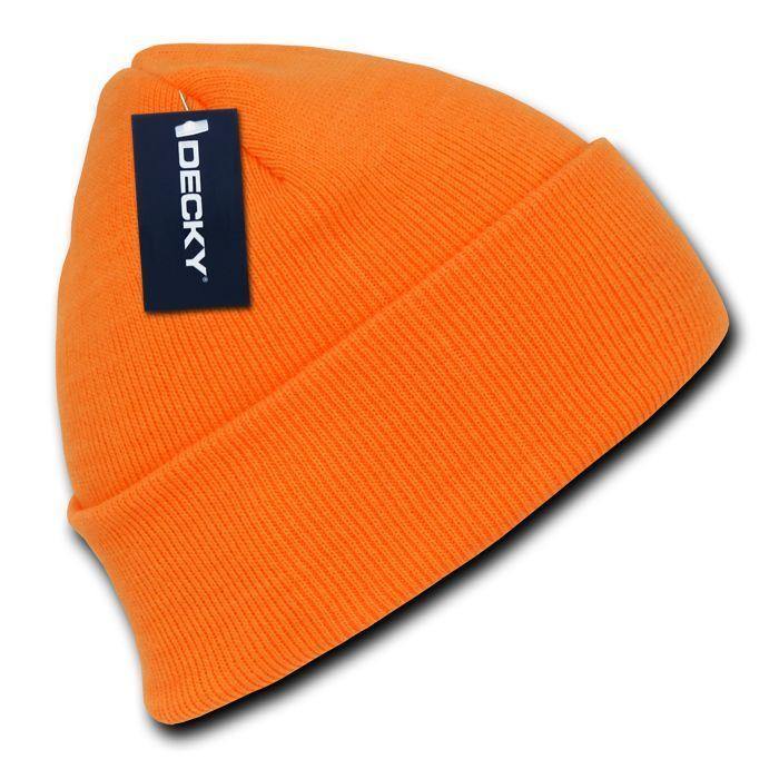 1 Dozen Neon Long Cuffed Beanies Knit Caps Hats Ski Skull Wholesale Lot-