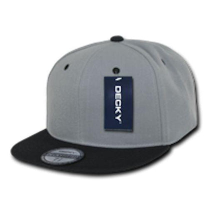 1 Dozen Decky Retro Fitted Flat Bill Baseball Hats Caps Blank Wholesale Lots!-