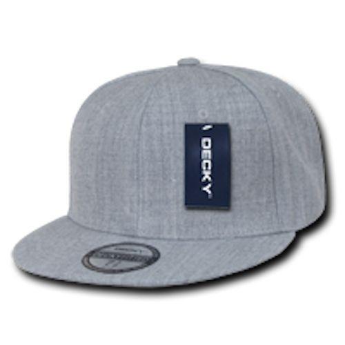 1 Dozen Decky Retro Fitted Flat Bill Baseball Hats Caps Blank Wholesale Lots!-
