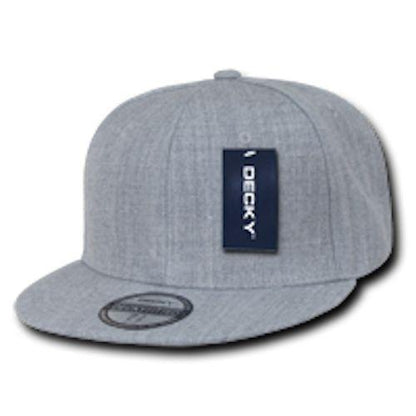 1 Dozen Decky Retro Fitted Flat Bill Baseball Hats Caps Blank Wholesale Lots!-