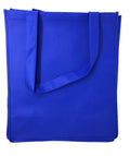 1 Dozen Reusable Grocery Shopping Tote Bags W/Gusset 13X15inch Wholesale Bulk-Royal-