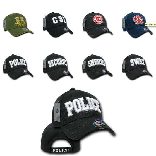 Rapid Dominance 1 Dozen Shadow Law Enforcement US USA Baseball Caps Hats Wholesale Lots-