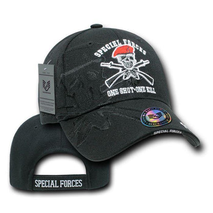 1 Dozen Special Forces Pow Veteran Military Shadow Baseball Hats Caps Wholesale Lots!-