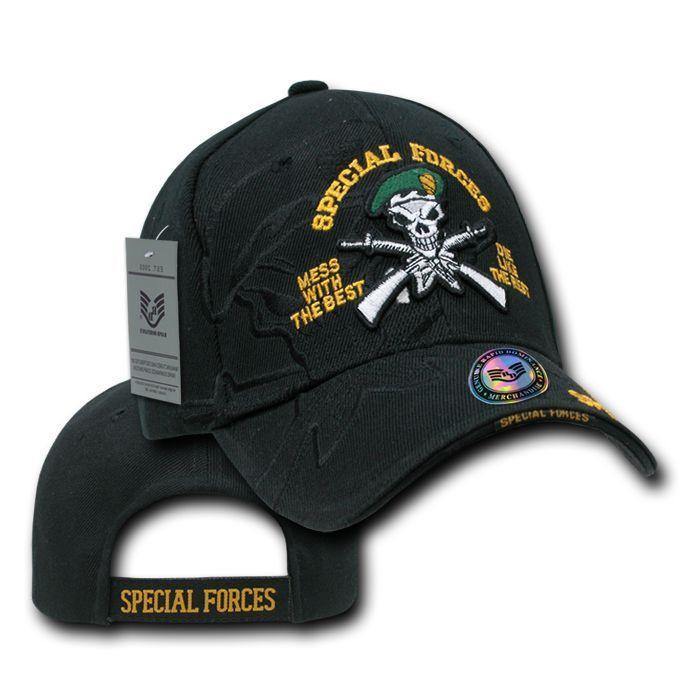 1 Dozen Special Forces Pow Veteran Military Shadow Baseball Hats Caps Wholesale Lots!-
