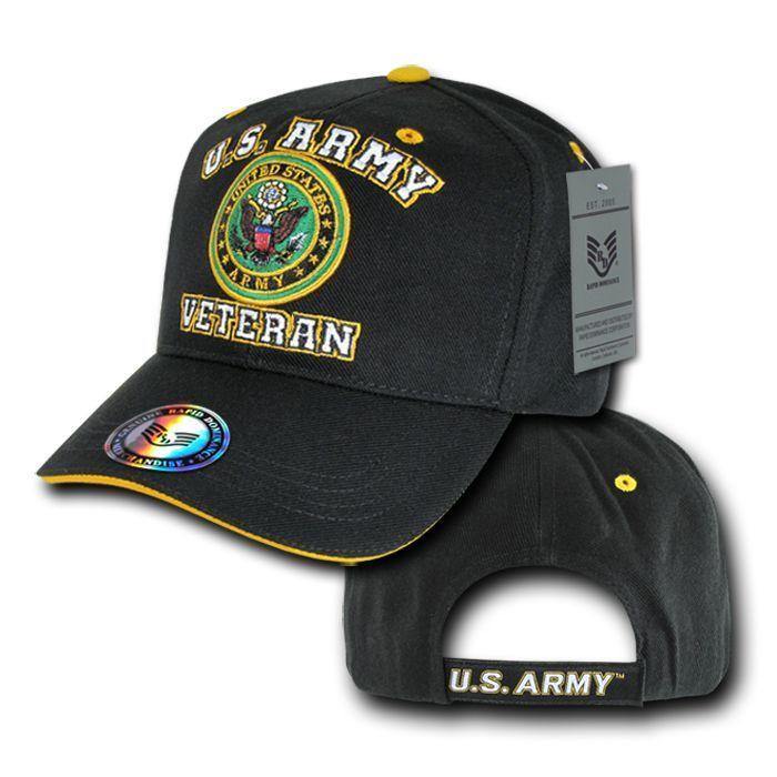 1 Dozen US Air Force Army Marines Navy Veteran Vet Military Hats Wholesale Lots-