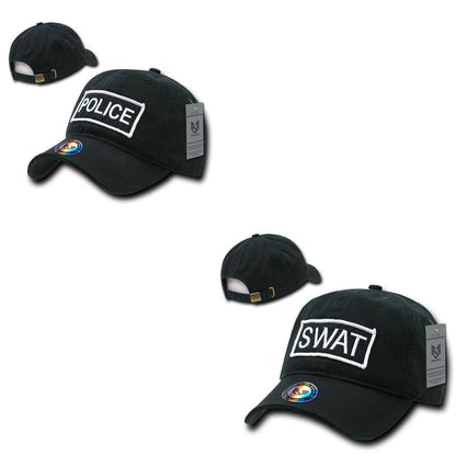 1 Dozen USA Police Swat 2 Ply Cotton Raid Caps Hats Rapid Dom Wholesale Lots-