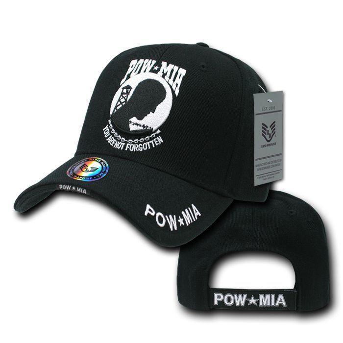 1 Dozen Veteran Vet Pow US Military Baseball Hat Caps Wholesale Lots-