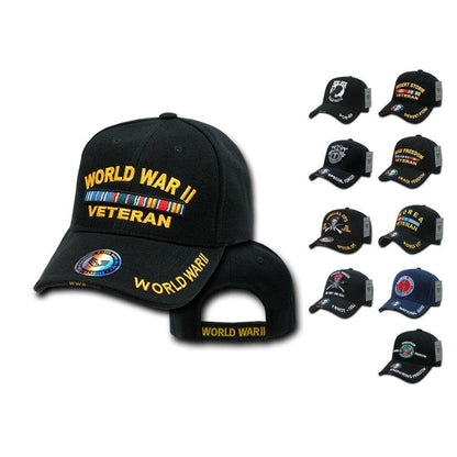 1 Dozen Veteran Vet Pow US Military Baseball Hat Caps Wholesale Lots-