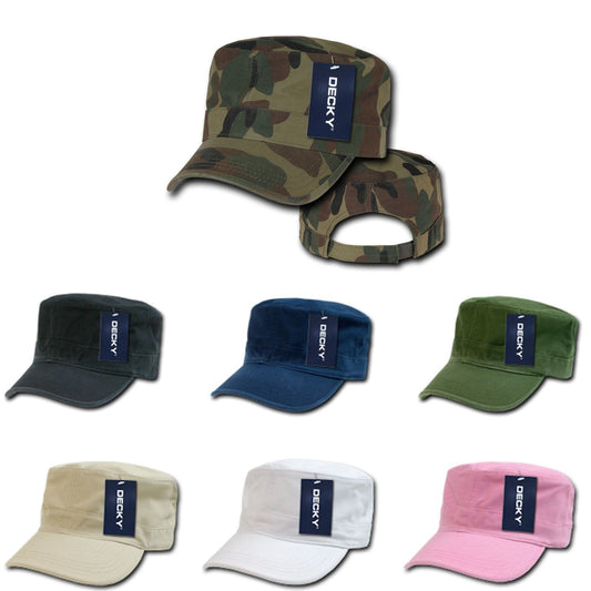 1 Dozen Washed Cotton Army Gi Military Bdu Cadet Castro Caps Hats Wholesale-