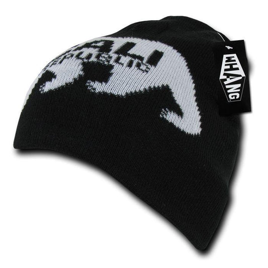 1 Dozen Whang California Republic Cali Bear Monster Beanies Hats Wholesale Lots-