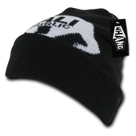 1 Dozen Whang California Republic Cali Bear Monster Cuff Beanies Hats Wholesale Lots-